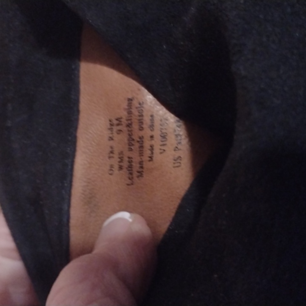 Black Suede Low Women's Boots - Picture 6 of 7